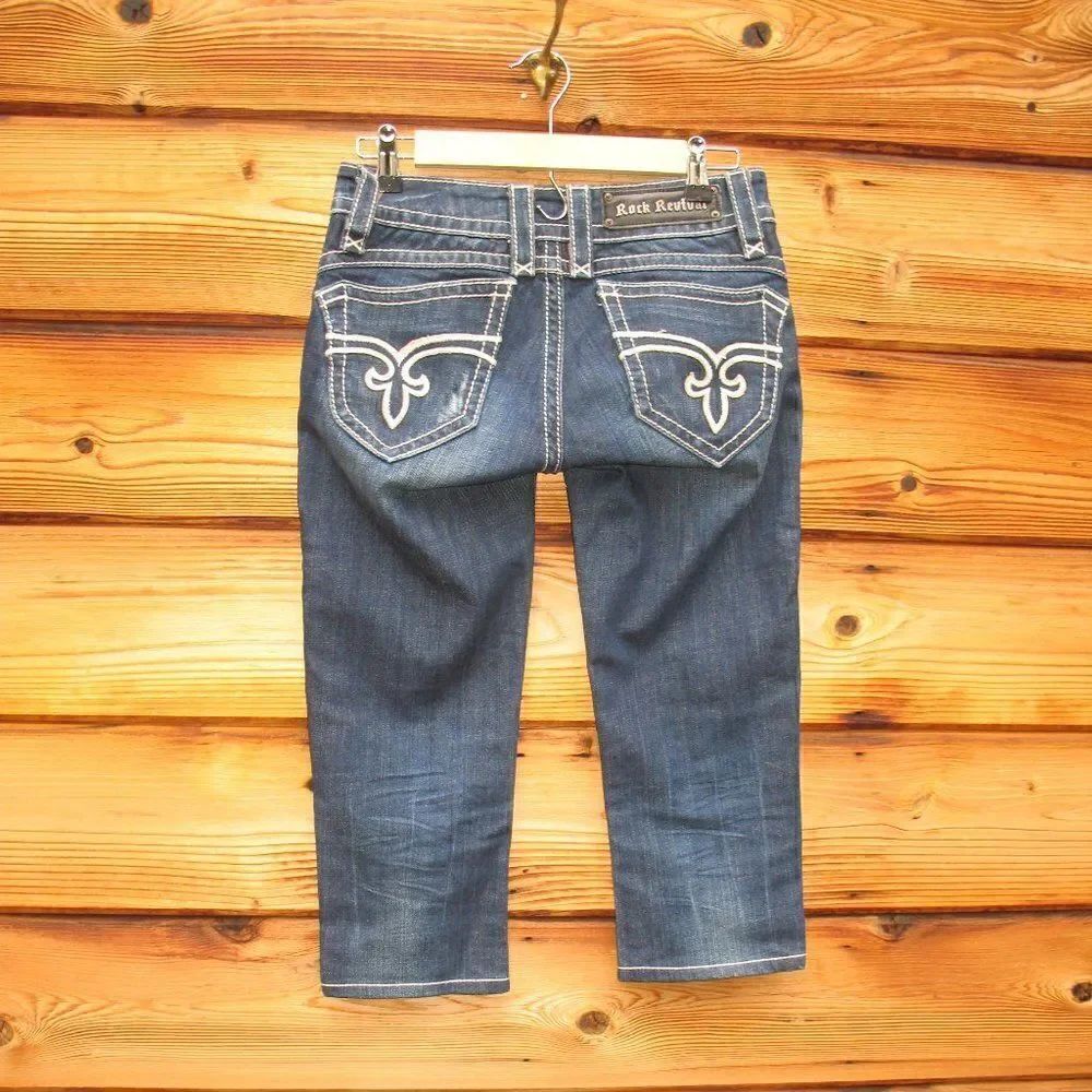 Rock Revival Boot Capris Jeans Cropped
